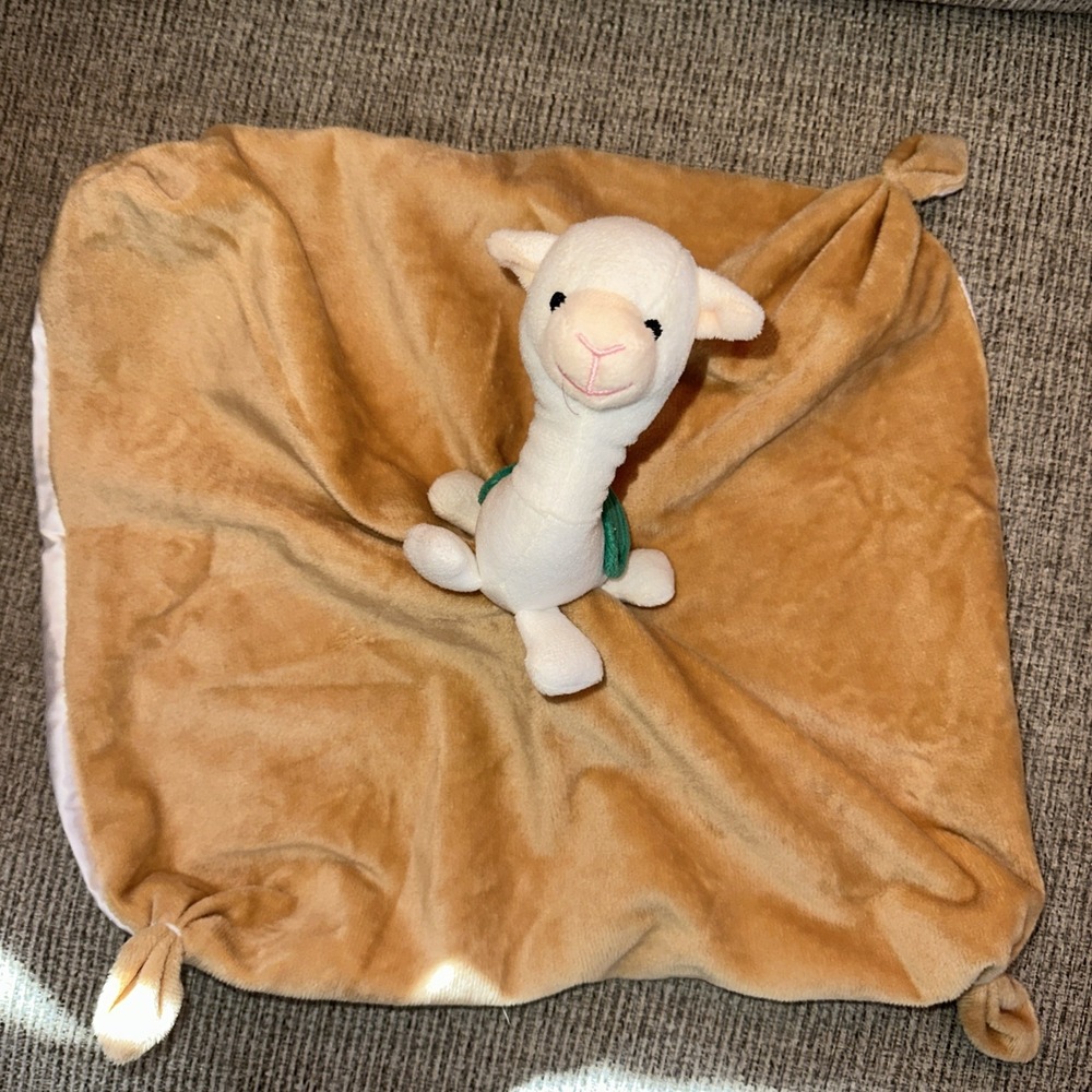 Baby Aves Llama Lovey Baby Security Blanket - Llama Stuffed Plush Animal Blankie